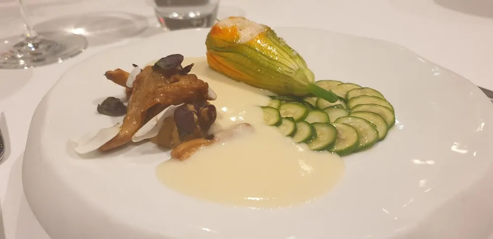 Fleur de Courgette Farcie Gambas